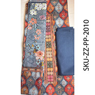 Zamzam Premium Plus Quality  Raw Sienna  Tree Lawn Collection – Three Piece Set