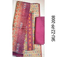 Zamzam Premium Plus Quality  Dutch White Tree Lawn Collection – Three Piece Set